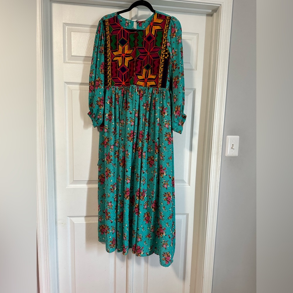 Afghan maxi dress
